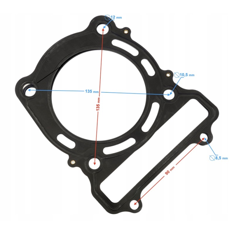 Head gasket for hisun tactic 550