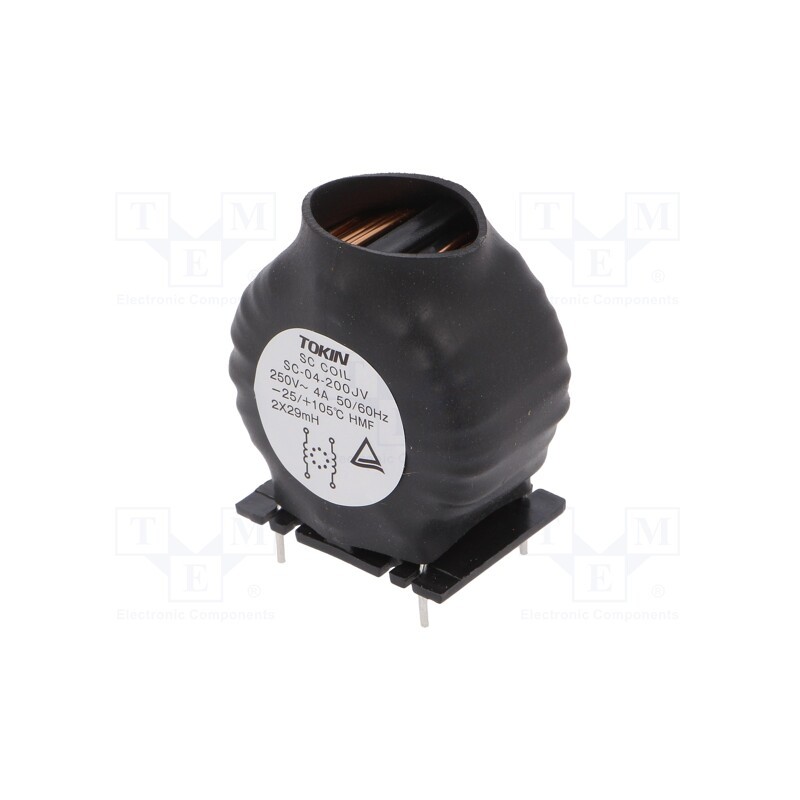 1 pcs x KEMET - SC-04-200JV - Inductor: wire, THT, 29mH, 150mΩ, 250VAC, -25÷120°C, SC, 4A