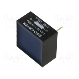 1 pcs x SCHURTER - DS1-30-0003 - Inductor: wire, THT, 150uH, 3.15A, 55mΩ, -40÷125°C, 30x30x15mm