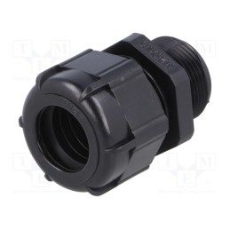 1 pcs x BM GROUP - BM4925LN - Cable gland, with long thread, M25, 1.5, IP68, polyamide, black