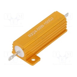 1 pcs x SR PASSIVES - AHP50W-150RJ - Resistor: wire-wound, with heatsink, 150Ω, 50W, ±5%, 50ppm/°C