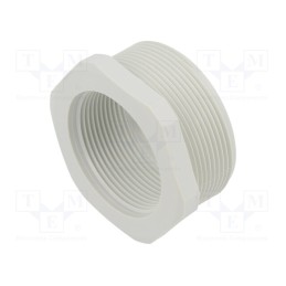 1 pcs x OBO BETTERMANN - 107 R PG36-29 PA - Reduction of threads for glands, Int.thread: PG29, polyamide