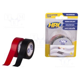 5 set x HPX - IT1910 - Tape: electrical insulating, W: 19mm, L: 10m, Thk: 0.15mm, rubber