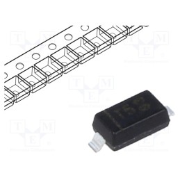 25 pcs x DIODES INCORPORATED - 1N4448W-7-F - Diode: switching, SMD, 75V, 0.25A, 4ns, SOD123, Ufmax: 1.25V, Ifsm: 1A