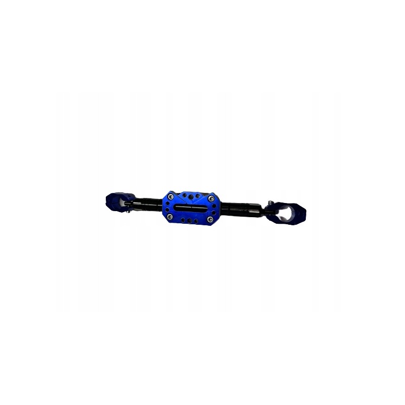 Blue ATV steering bar