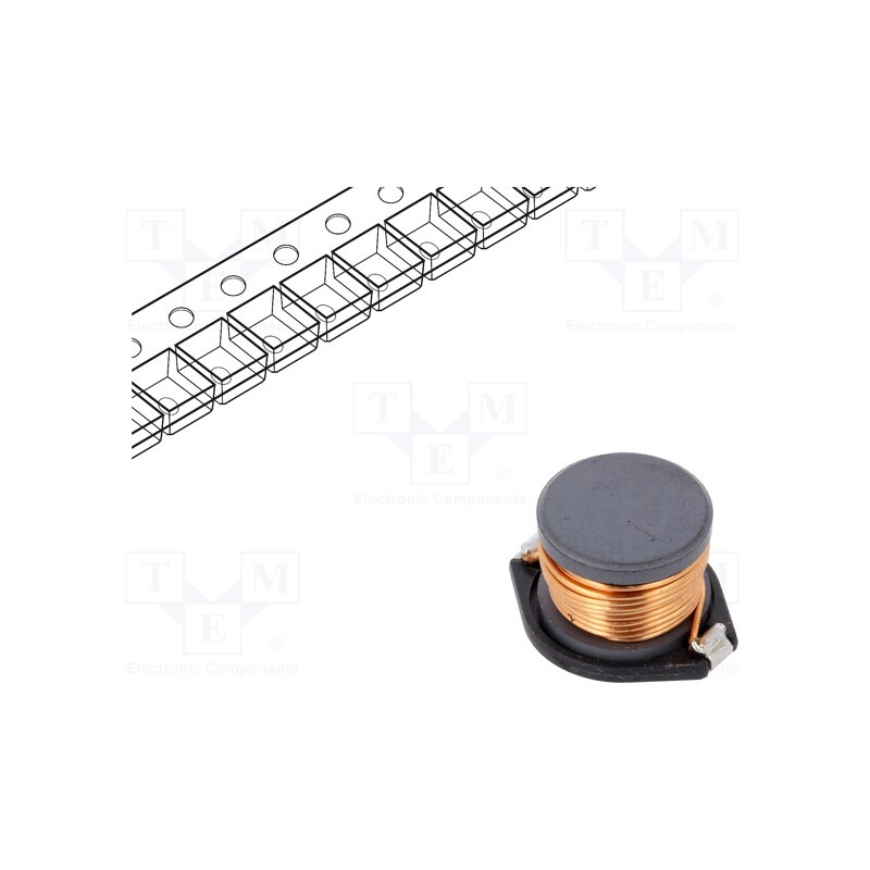 1 pcs x FASTRON - PISTHV-151M-04 - Inductor: ferrite, SMD, 150uH, 2.87A, 200mΩ, ±20%, 18.7x15.2x12mm