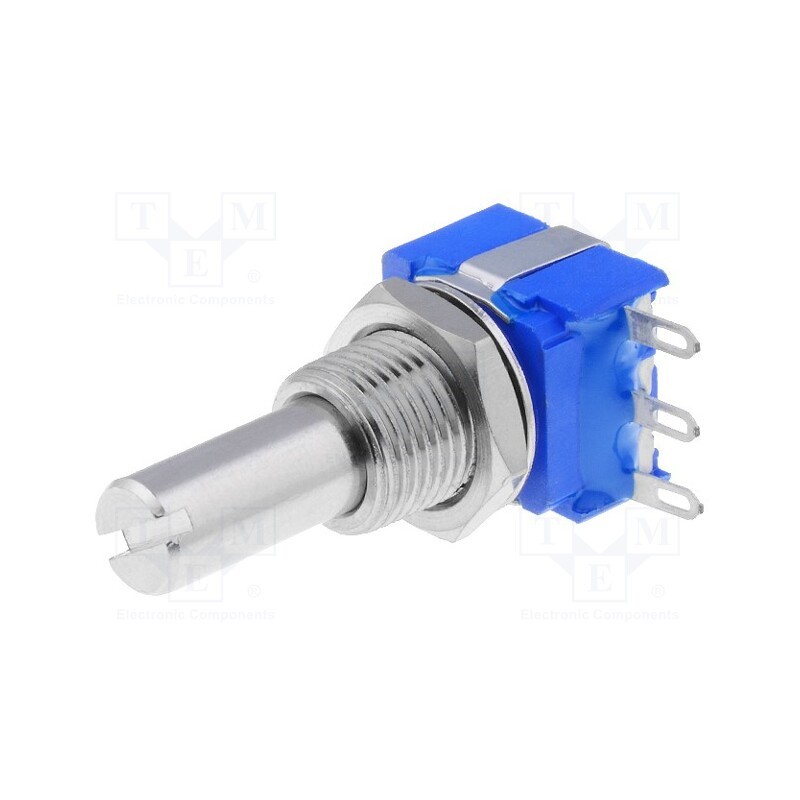 1 pcs x BOURNS - 53AAA-B28-B15L - Potentiometer: shaft, single turn, 10kΩ, ±20%, 500mW, linear, IP64