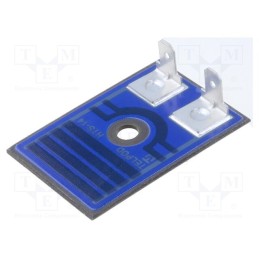 1 pcs x TELPOD - HTS-14-24-40-3/4.8 - Resistor: thick film, heating, screw, 40W, Temp: -40÷200°C, H: 1mm