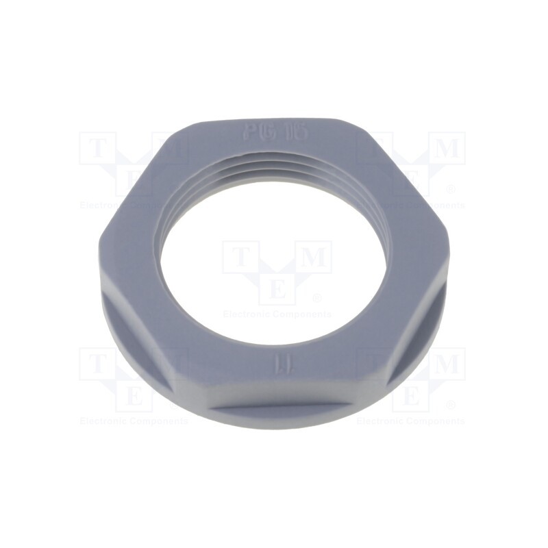 1 pcs x HELUKABEL - KMK-PA RAL7001 PG11 - Nut, PG11, polyamide, 24mm, dark grey, -40÷100°C, Thread: PG