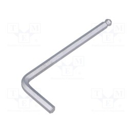 1 pcs x WIHA - 40405 - Wrench, hex key,spherical, HEX 4mm, Overall len: 72mm
