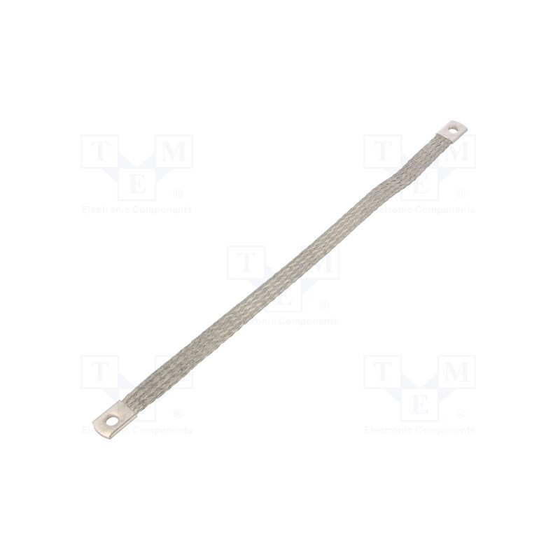 1 pcs x HELUKABEL - 11008423 - Braids, tape, 10mm2, Ø1: 6.5mm, Ø2: 6.5mm, L: 0.3m, -20÷125°C