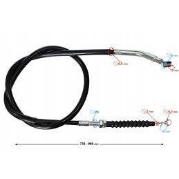 The clutch cable is weak