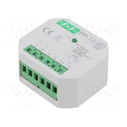 1 pcs x F&F - PP-1Z-LED-24V - Relay: installation, in mounting box, 7÷30VAC, 9÷40VDC, NO, IP20
