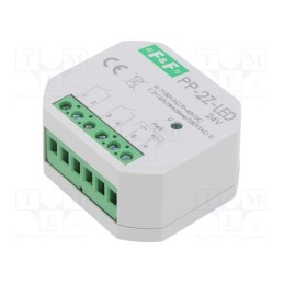 1 pcs x F&F - PP-2Z-LED-24V - Relay: installation, in mounting box, 7÷30VAC, 9÷40VDC, NO x2