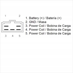 Voltage regulator yamaha xv 125 250 virago