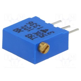 1 pcs x VISHAY - T93XA503KT20 - Potentiometer: mounting, multiturn, 50kΩ, 500mW, THT, ±10%, linear