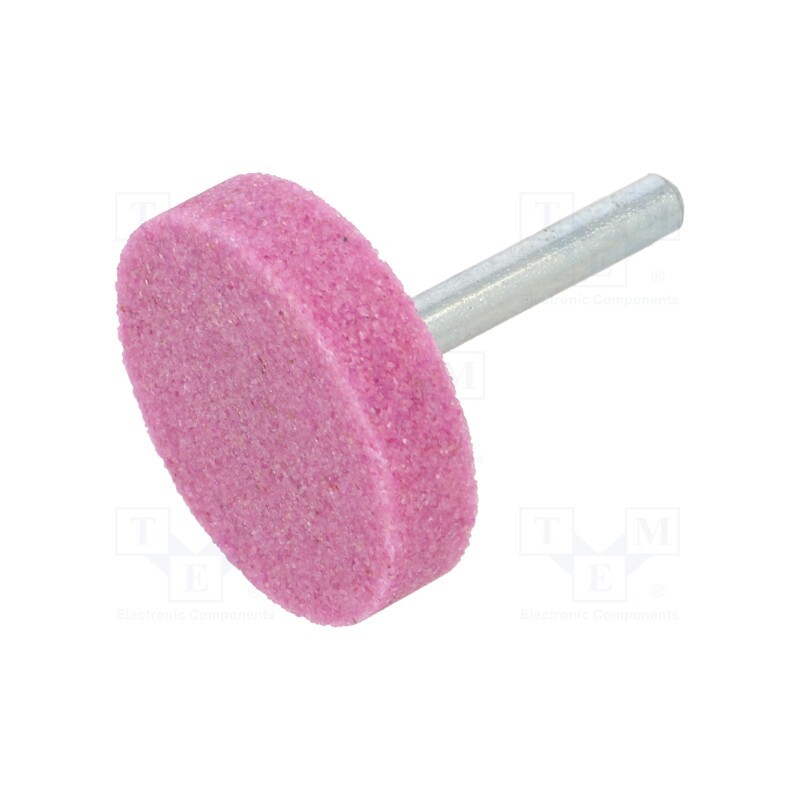 1 pcs x PG PROFESSIONAL - MD.014 - Grindingstone, Ø: 40mm, Ø: 6mm, Tip mat: aluminium oxide