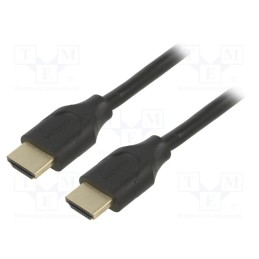 1 pcs x Goobay - 61640 - Cable, HDCP 2.2,HDMI 2.1, HDMI plug,both sides, PVC, 2m, black