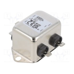 1 pcs x SCHAFFNER - FN2020-6-06 - Filter: anti-interference, single-phase, 250VAC, Cx: 150nF, 1MΩ