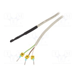 1 pcs x F&F - SONDA-RT4 - Sensor: temperature, DS18B20, Body dim: Ø5x30mm, Leads: lead x3