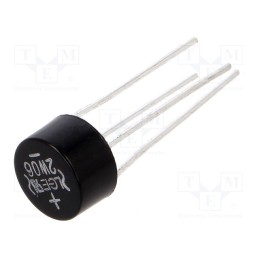 5 pcs x LUGUANG ELECTRONIC - 2W06 - Bridge rectifier: single-phase, Urmax: 600V, If: 2A, Ifsm: 50A, WOM