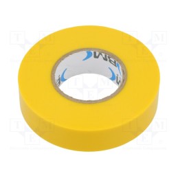 1 rol x BM GROUP - BMESB1925GI - Tape: electrical insulating, W: 19mm, L: 25m, Thk: 0.15mm, yellow