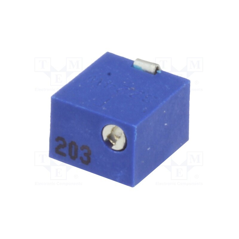 1 pcs x SR PASSIVES - 1801WSMD-20K - Potentiometer: mounting, vertical,multiturn, 20kΩ, 250mW, SMD
