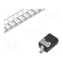 3 pcs x INFINEON TECHNOLOGIES - BBY5303WE6327HTSA1 - Diode: varicap, 6V, 20mA, SOD323, single diode, , Ir: 200nA