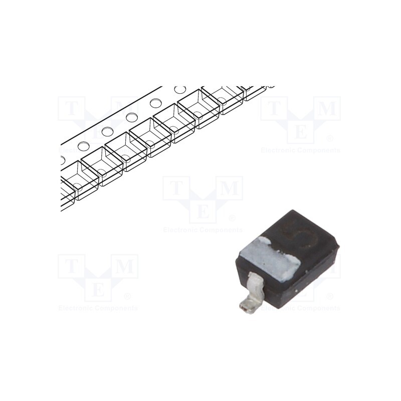 3 pcs x INFINEON TECHNOLOGIES - BBY5303WE6327HTSA1 - Diode: varicap, 6V, 20mA, SOD323, single diode, , Ir: 200nA