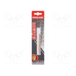 1 pcs x PROLINE - 77851K - Drill bit, for metal, Ø: 5.1mm, Features: grind blade, blister