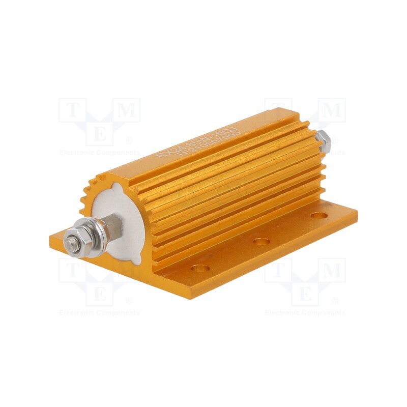 1 pcs x SR PASSIVES - AHP85W-10RJ - Resistor: wire-wound, with heatsink, 10Ω, 85W, ±5%, 50ppm/°C
