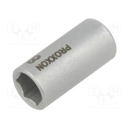 1 pcs x PROXXON - 23718 - Socket, 6-angles,socket spanner, HEX 8mm, 1/4'
