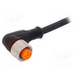 1 pcs x LUMBERG AUTOMATION - RKWT 5-228/2 M - Connection lead, M12, PIN: 5, angled, 2m, plug, 60VAC, 4A, -25÷80°C