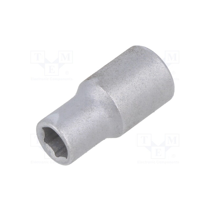 1 pcs x PROXXON - 23714 - Socket, 6-angles,socket spanner, HEX 6mm, 1/4'