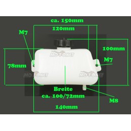 Pocket bike atv fuel tank cap tap filter