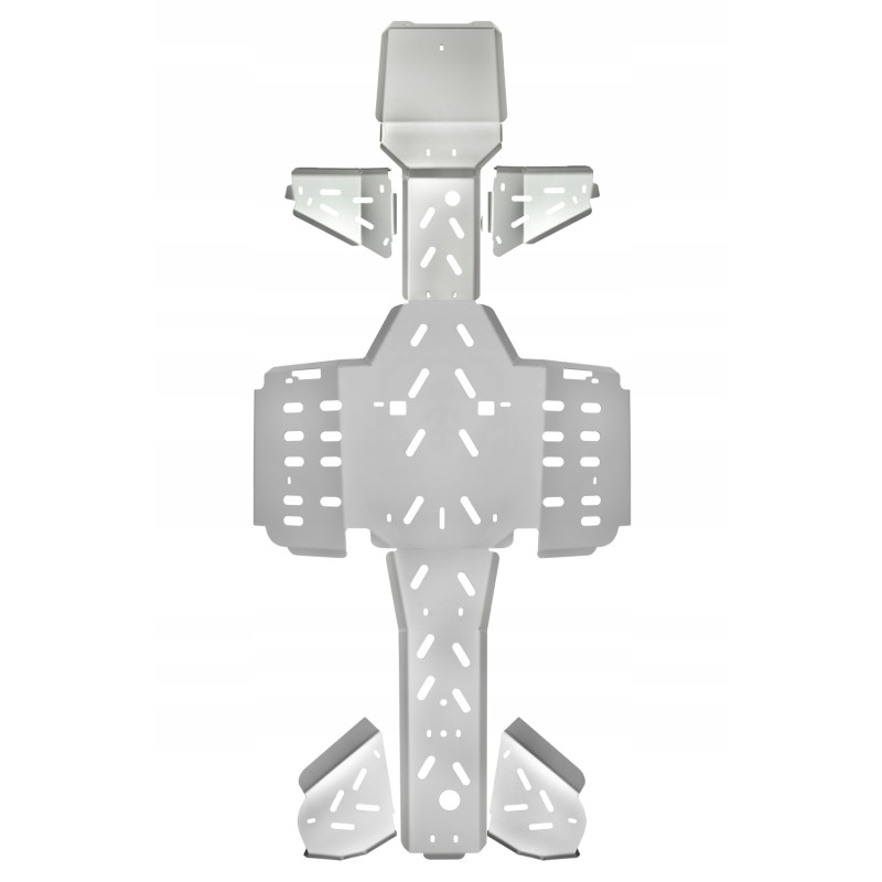 Engine covers for the Segway Snarler AT6 L chassis frame