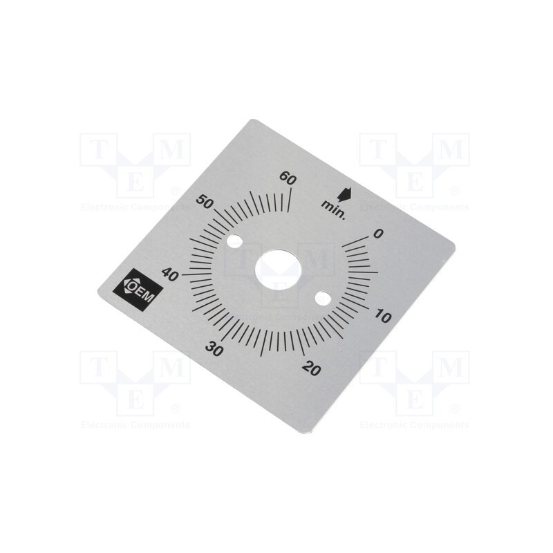 1 pcs x FAUCIGNY INSTRUMENTS - S60M - Scale for mechanical timer, MI2R
