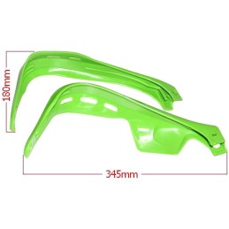 Handbars green covers mx cross enduro quad atv