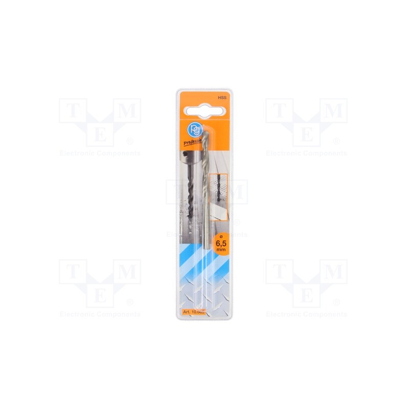 1 pcs x PG PROFESSIONAL - 10.065 - Drill bit, for metal, Ø: 6.5mm, blister