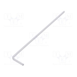 1 pcs x WIHA - 1393 - Wrench, hex key,spherical, HEX 2mm, Overall len: 101mm