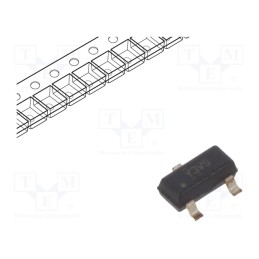 1 pcs x TEXAS INSTRUMENTS - TLVH431IDBZT - IC: voltage reference source, 1.24V, ±1.5%, SOT23, , 70mA