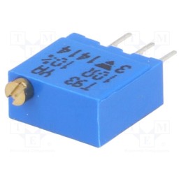 1 pcs x VISHAY - T93YA100KT20 - Potentiometer: mounting, multiturn, 10Ω, 500mW, THT, ±10%, linear