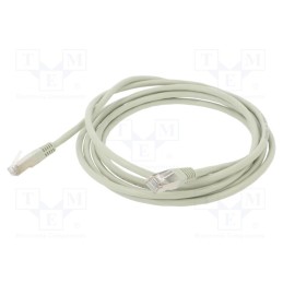 1 pcs x SAVIO - SAVKABELCLA-08 - Patch cord, F/UTP, 6, grey, 3m, RJ45 plug,both sides, 26AWG