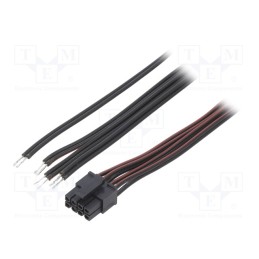 1 pcs x ESPE - KABX-8PFS-L600 - Cable, Micro-Fit 3.0, cables,female, PIN: 8, 0.6m, 4A, TLYp, 0.35mm2