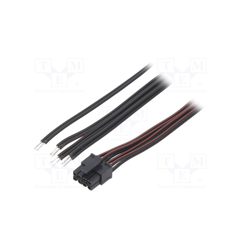 1 pcs x ESPE - KABX-8PFS-L600 - Cable, Micro-Fit 3.0, cables,female, PIN: 8, 0.6m, 4A, TLYp, 0.35mm2