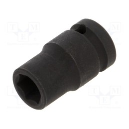 1 pcs x KING TONY - 253507M - Socket, 6-angles,socket spanner, 1/4', Socket bit length: 23mm