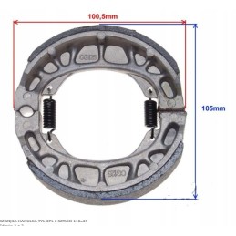Brake shoes for quad atv brake 125 150 200 250