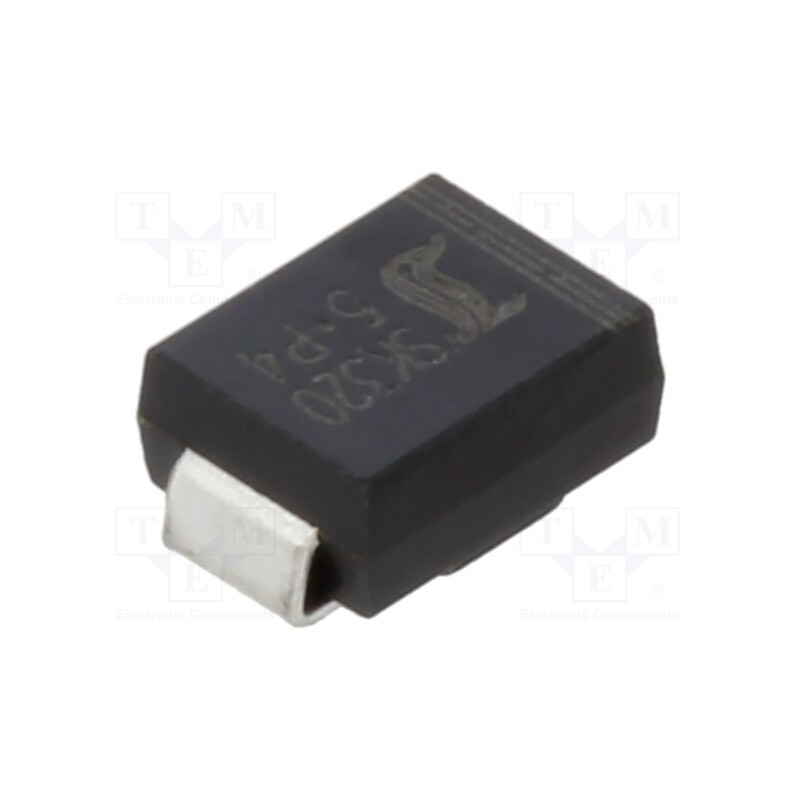 5 pcs x DIOTEC SEMICONDUCTOR - SK320SMB - Diode: Schottky rectifying, SMD, 200V, 3A, SMB,