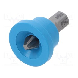 1 pcs x WIHA - 39382 - Screwdriver bit, Phillips, PH2, Overall len: 25mm, DryWall Stop