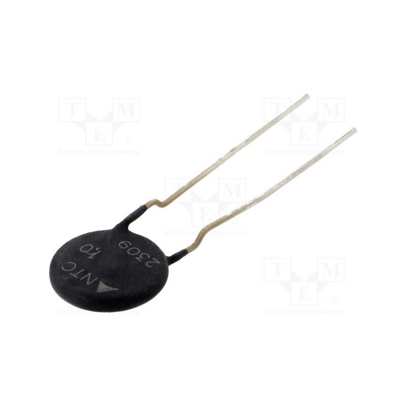 1 pcs x EPCOS - B57237S0109M000 - NTC thermistor, 1Ω, -55÷170°C, 3.1W, ±20%, THT, 2700K, Pitch: 7.5mm